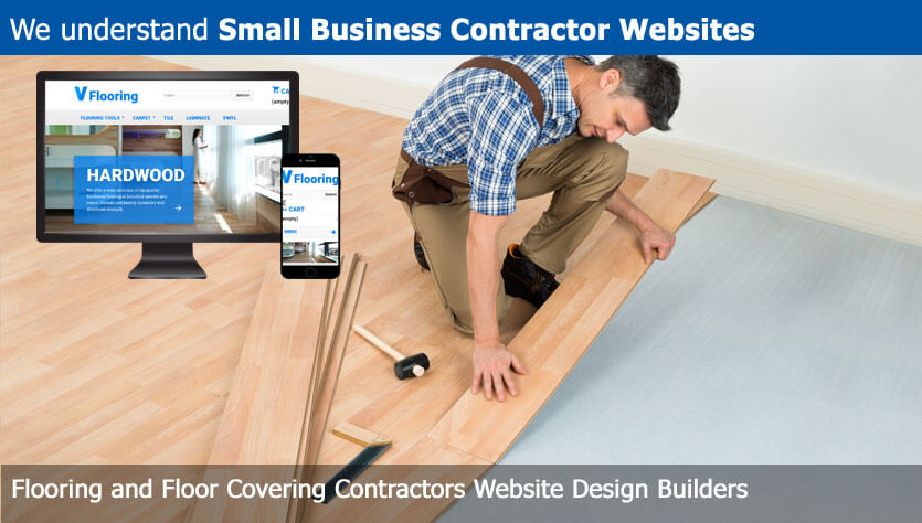 flooring and floor covering contractor website design